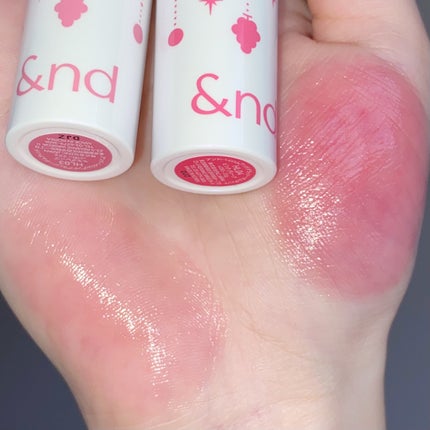 アンドバイロムアンド グラッシーボムティント/&nd by rom&nd/リップティントを使ったクチコミ(7枚目)