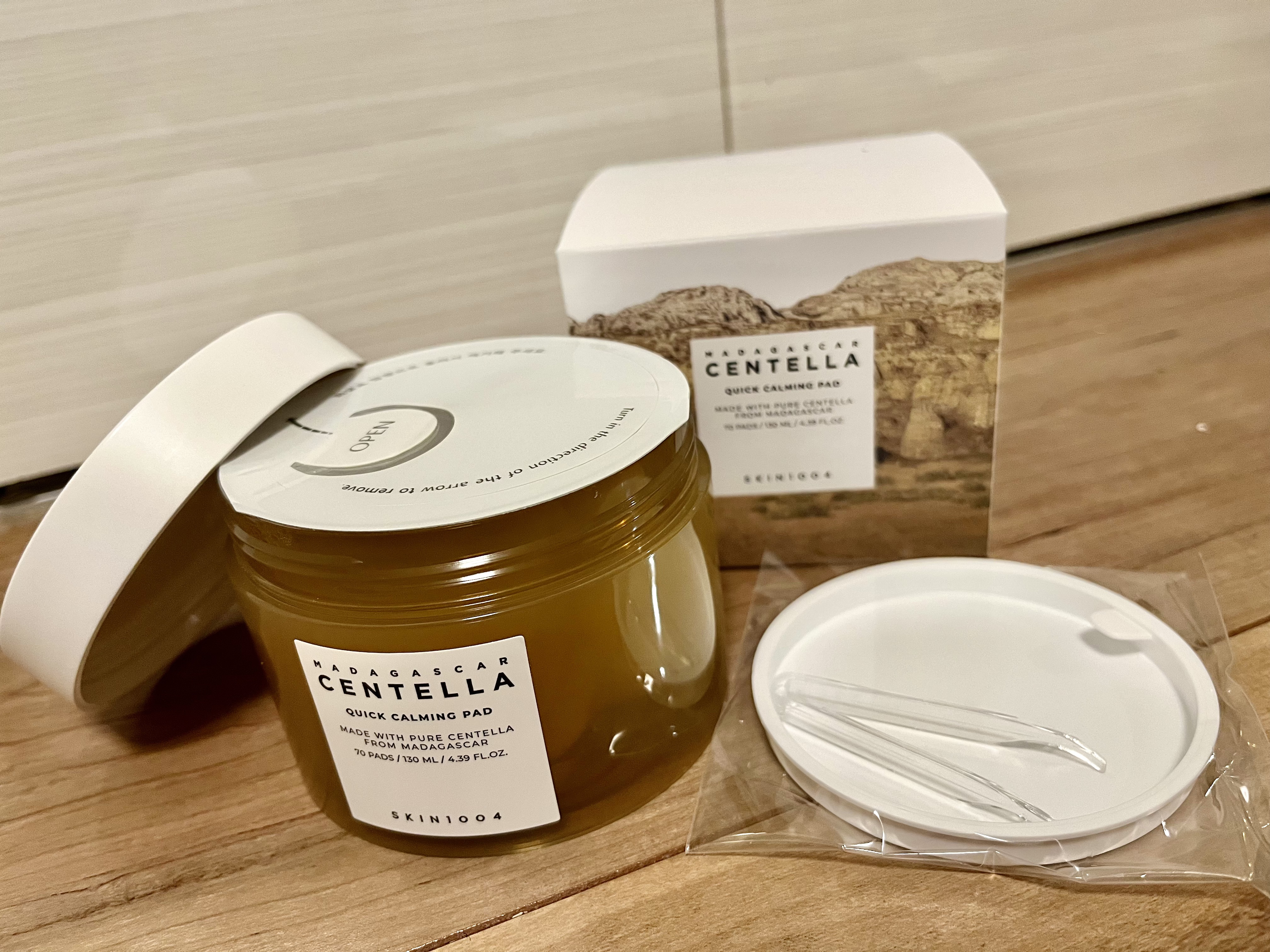 センテラ クイックカーミングパッド/SKIN1004/トナーパッドを使ったクチコミ（1枚目）