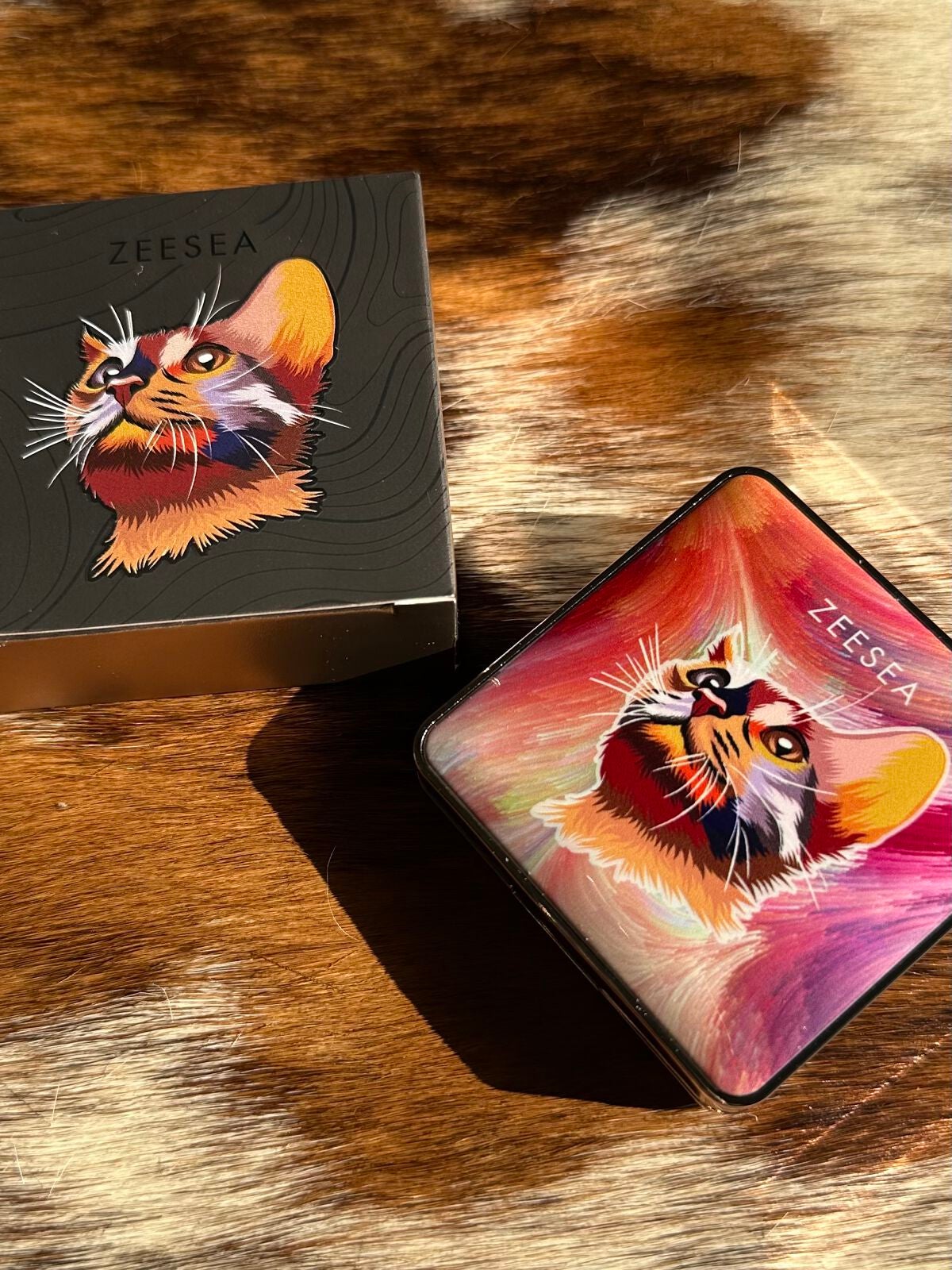 アニマルアイシャドウ(4シェード)/ZEESEA/アイシャドウパレットを使ったクチコミ(5枚目)