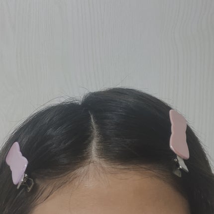 前髪クリップ/DAISO/ヘアアクセサリーを使ったクチコミ(3枚目)