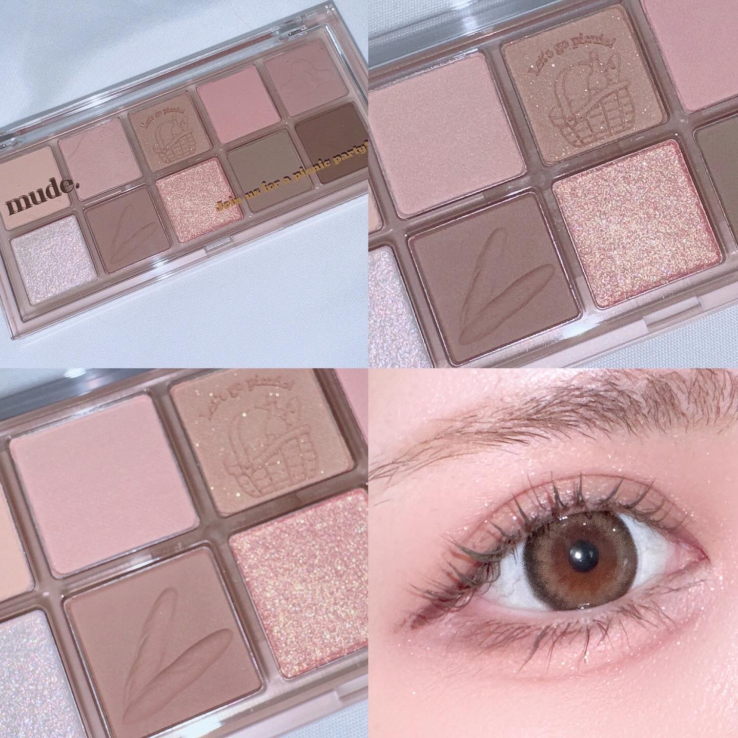 MDショールモーメント アイシャドウパレット/mude./アイシャドウパレットを使ったクチコミ（1枚目）