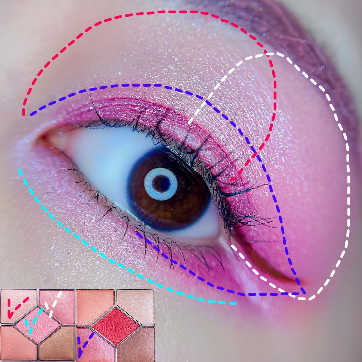 【旧】サンク クルール クチュール/Dior/アイシャドウパレットを使ったクチコミ（2枚目）