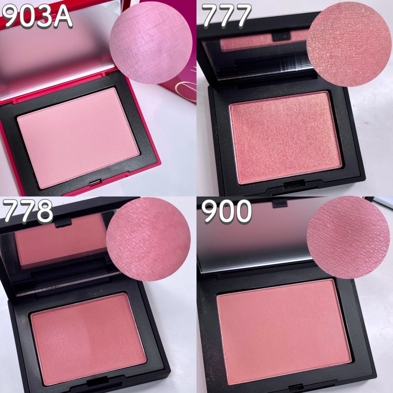 NARS BLUSH N 903A & セッティングパウダーセット 新色レビュー】ブラッシュ N|NARSの人気色を比較 - \既存色と