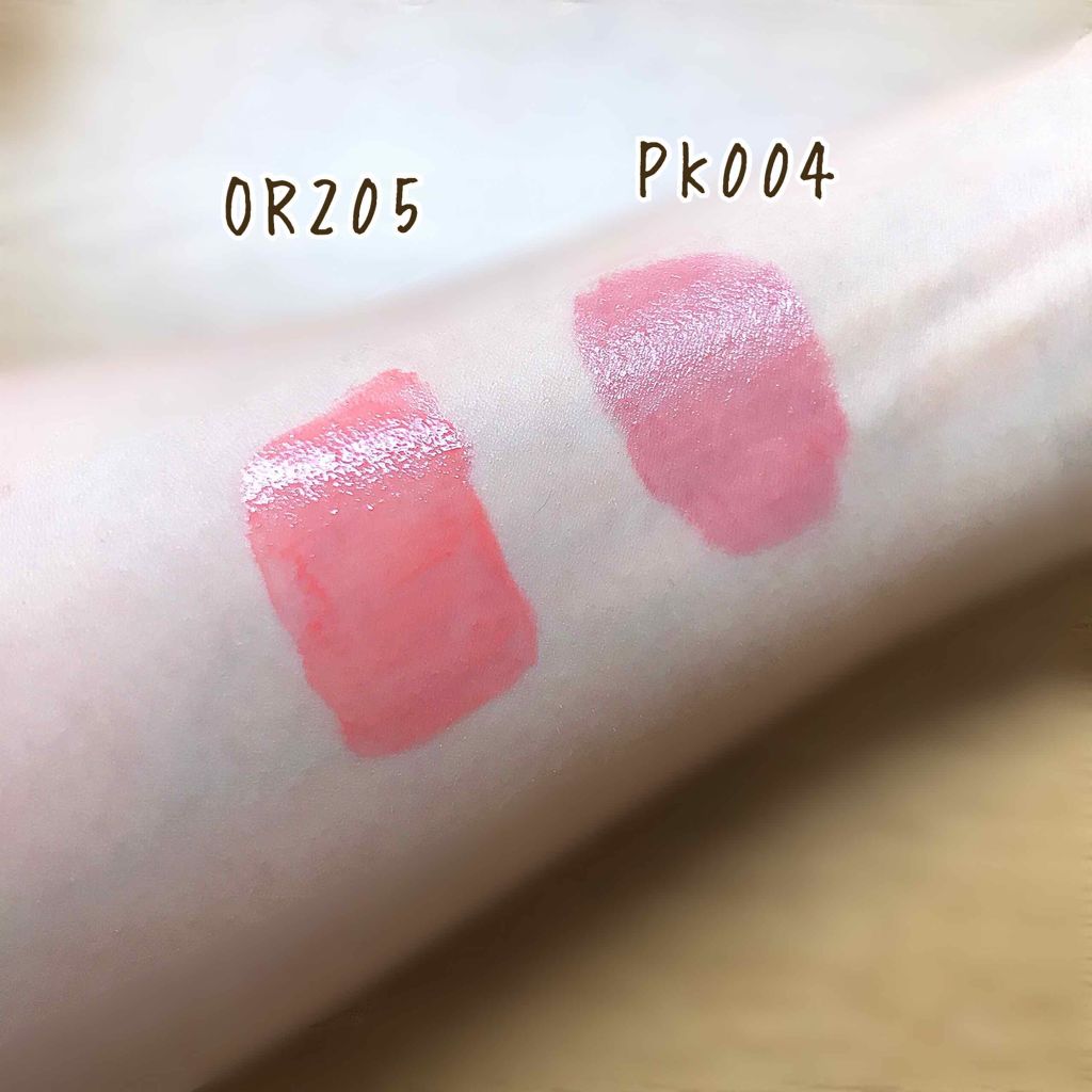 ディアダーリン ウォータージェルティント (アイスティント)/ETUDE/口紅を使ったクチコミ(2枚目)