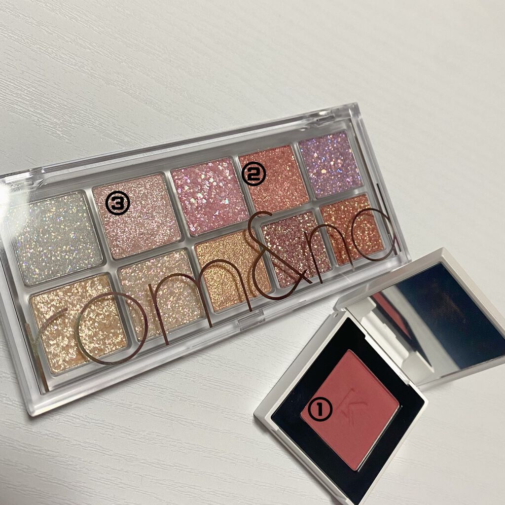 ベターザンパレット/rom&nd/アイシャドウパレットを使ったクチコミ（2枚目）