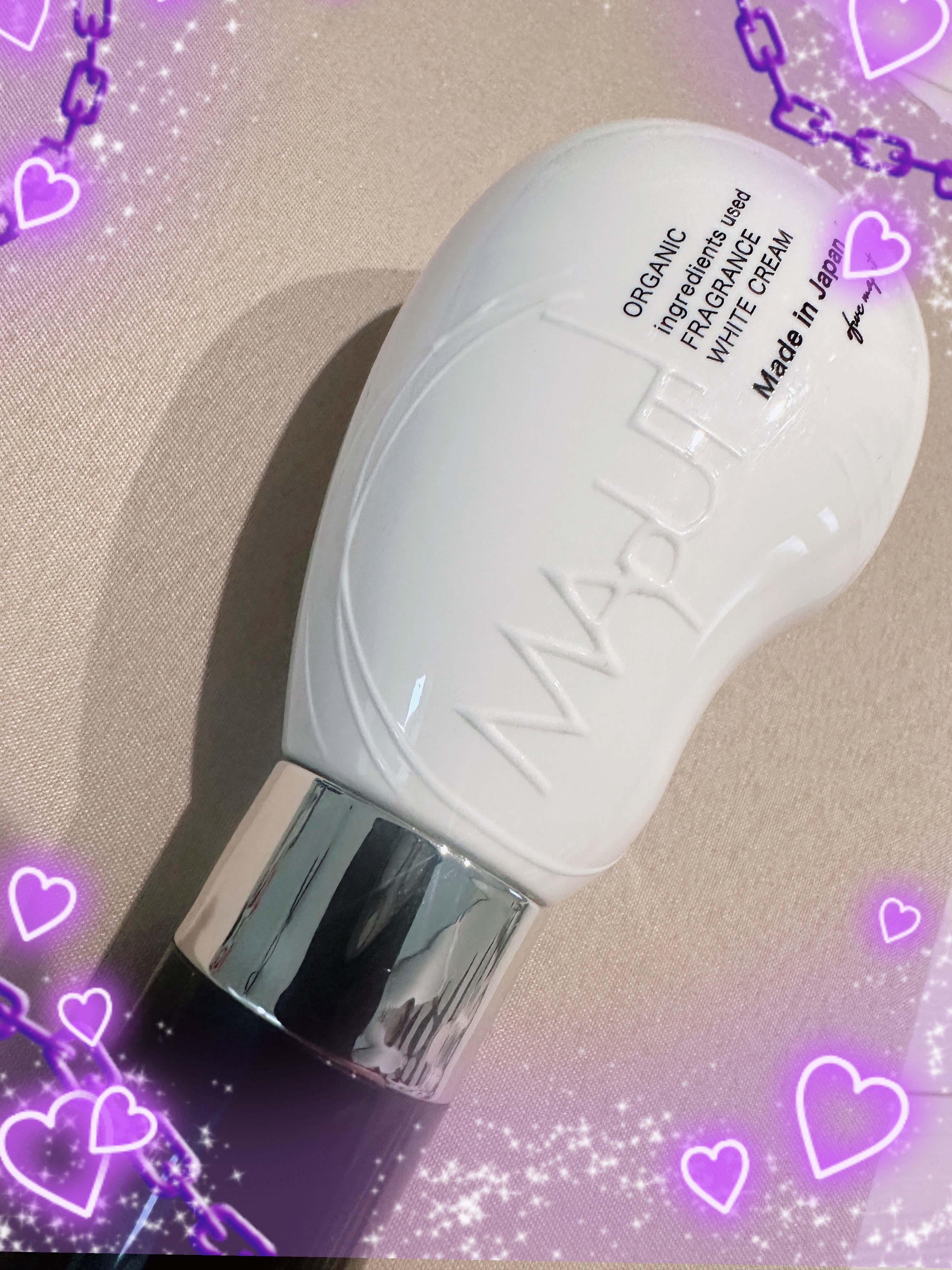 オーガニックフレグランスホワイトクリーム/MAPUTI/デリケートゾーンケアを使ったクチコミ（1枚目）