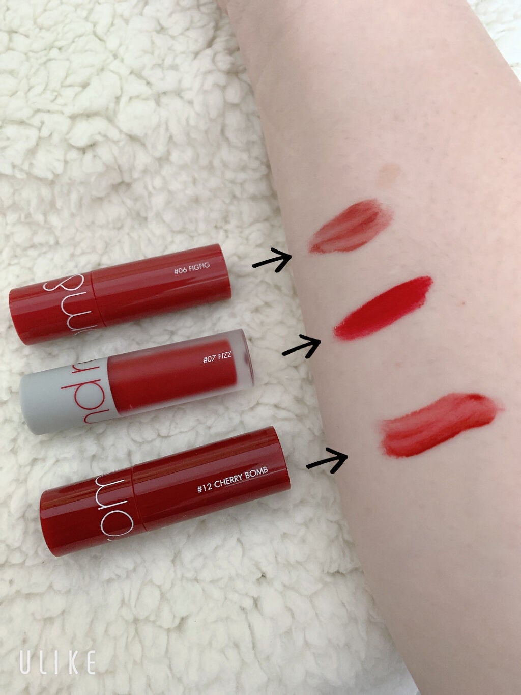 ベストティントエディション ミニリップキット/rom&nd/リップティントを使ったクチコミ(2枚目)