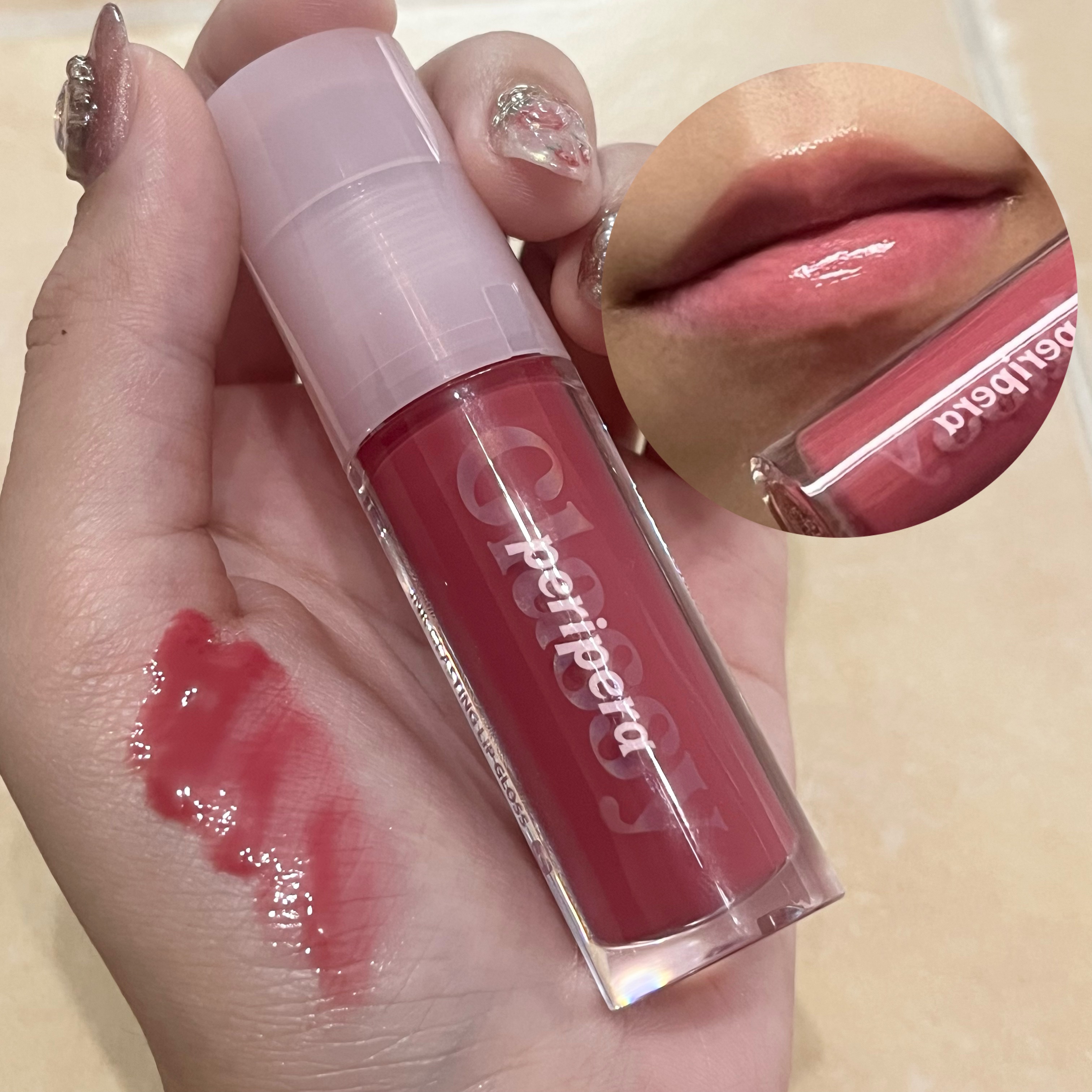 インク グラスティング リップ グロス/PERIPERA/リップグロスを使ったクチコミ（1枚目）