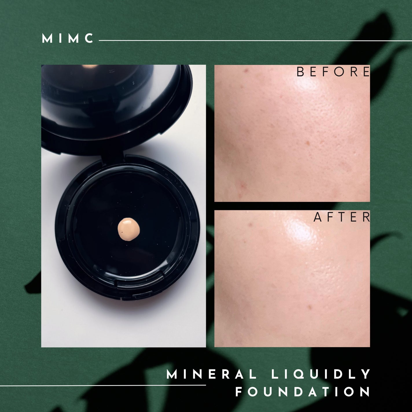 ミネラルリキッドリー ファンデーション SPF22 PA++/MiMC/リキッドファンデーションを使ったクチコミ(2枚目)