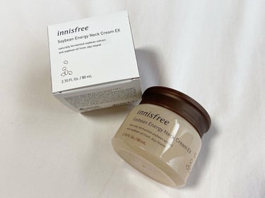 ソイビーンエネルギー　ネッククリーム　EX/innisfree/フェイスクリームを使ったクチコミ（1枚目）