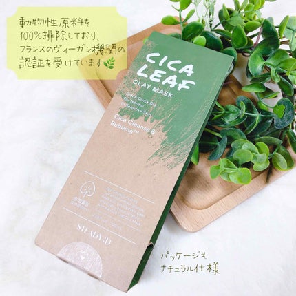 シカリーフクレイマスク/STEADY:D/シートマスク・パックを使ったクチコミ(7枚目)