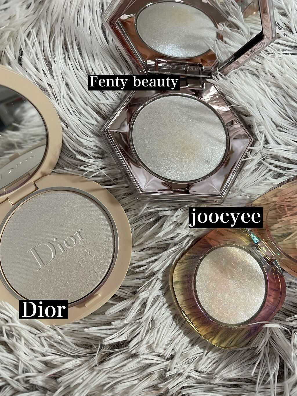 DIAMOND BOMB/FENTY BEAUTY BY RIHANNA/パウダーハイライトを使ったクチコミ（2枚目）