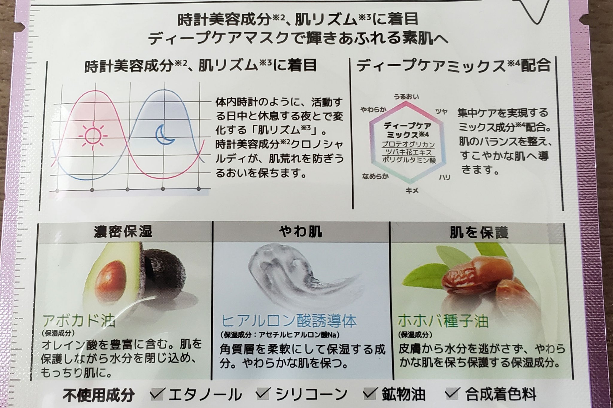 ディープケアマスク アボカド/RISM/シートマスク・パックを使ったクチコミ（2枚目）
