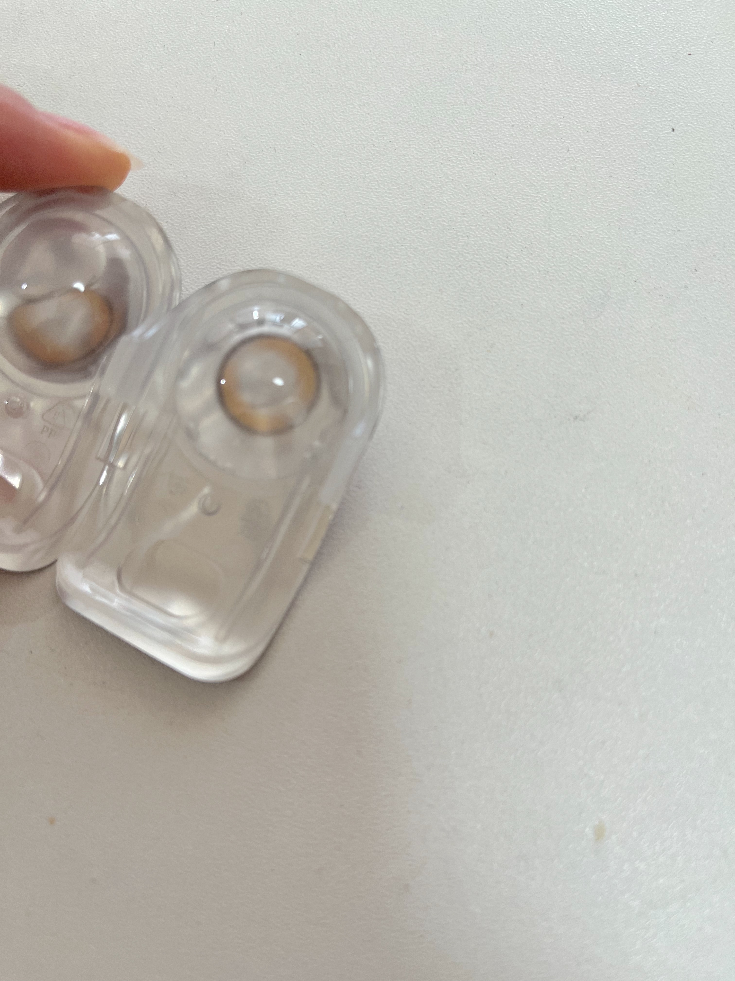 Double Tint 1day ブラウン/OLENS/カラーコンタクトレンズを使ったクチコミ（3枚目）