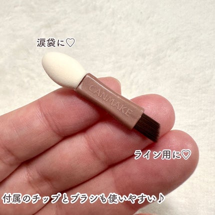 プランぷくコーデアイズ/キャンメイク/パウダーアイシャドウを使ったクチコミ(9枚目)