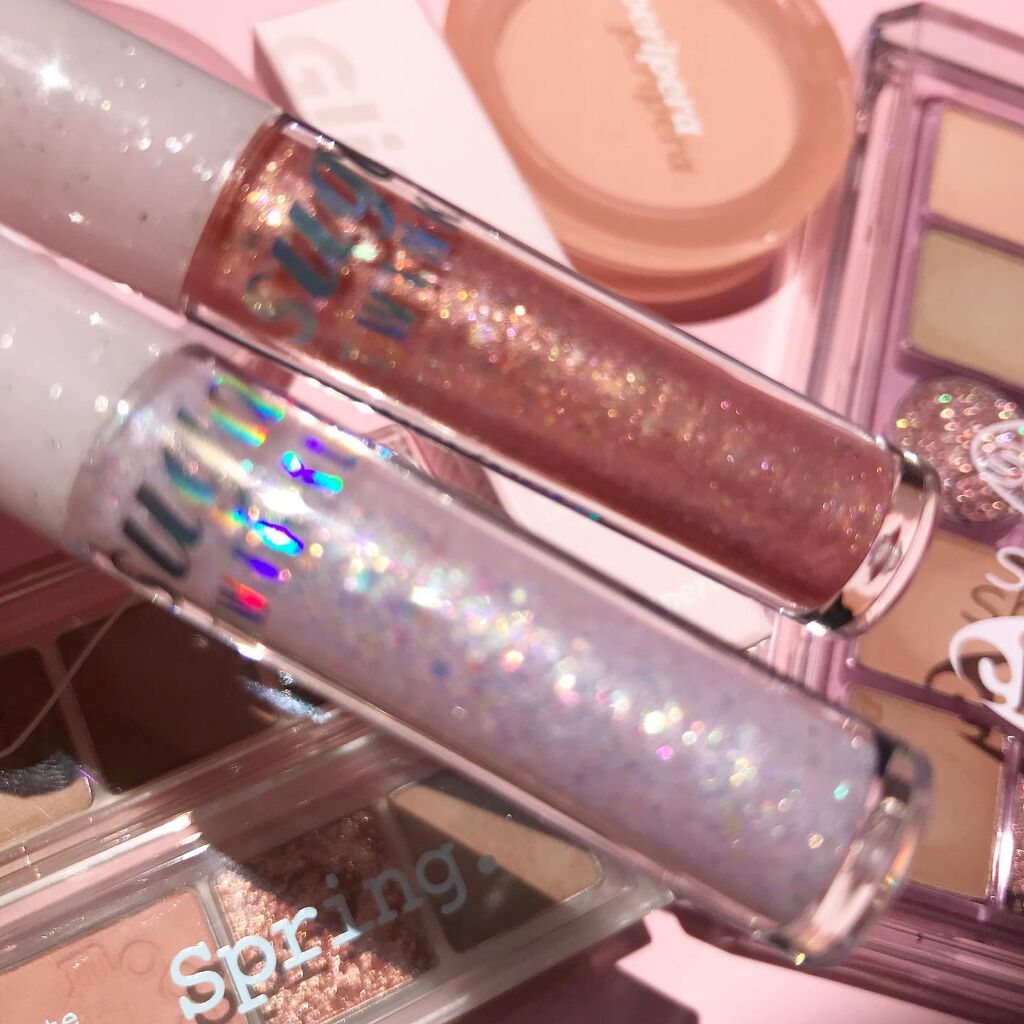 シュガー トゥインクル リキッド グリッター/PERIPERA/グリッターを使ったクチコミ（1枚目）