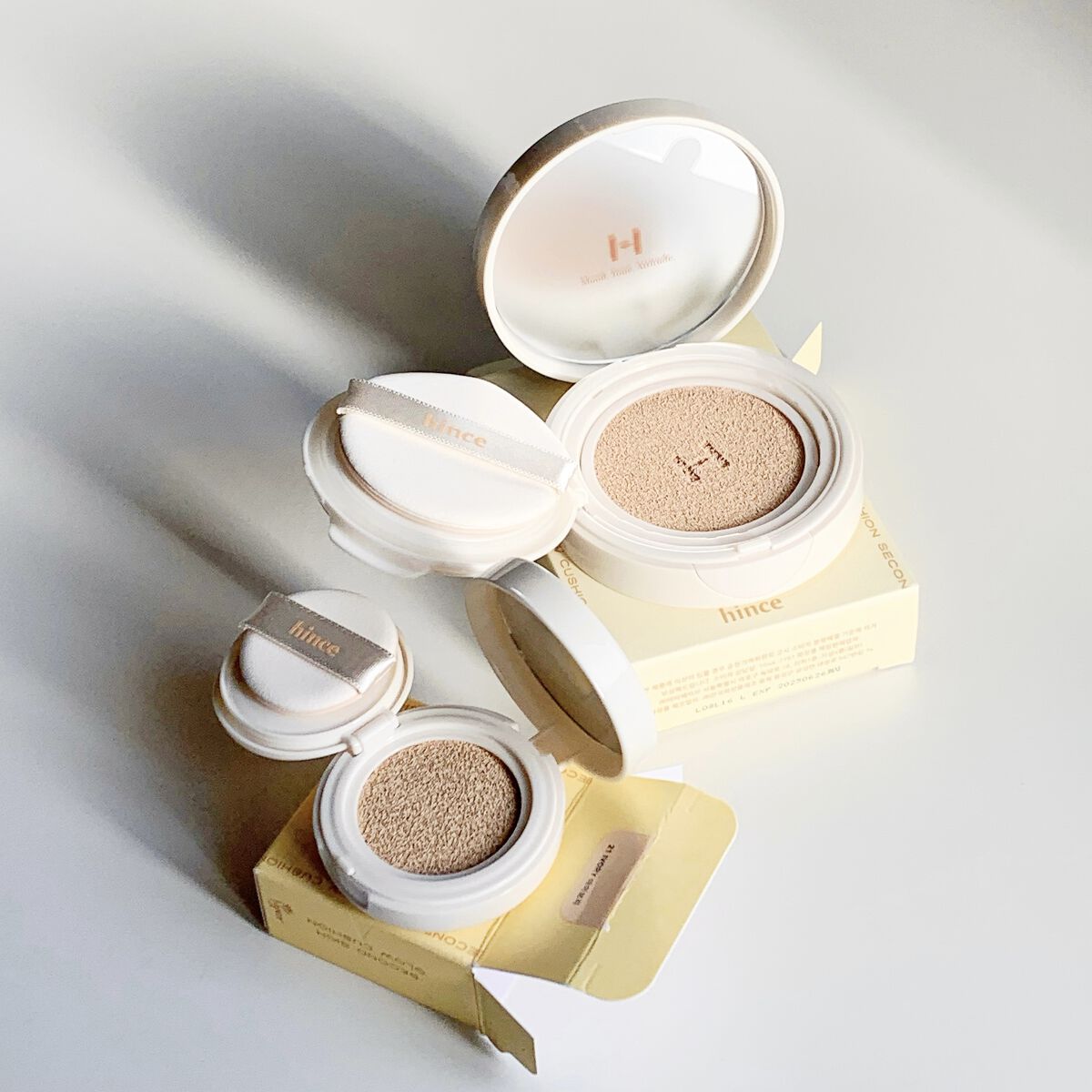 セカンドスキングロウクッション/hince/クッションファンデーションを使ったクチコミ（1枚目）