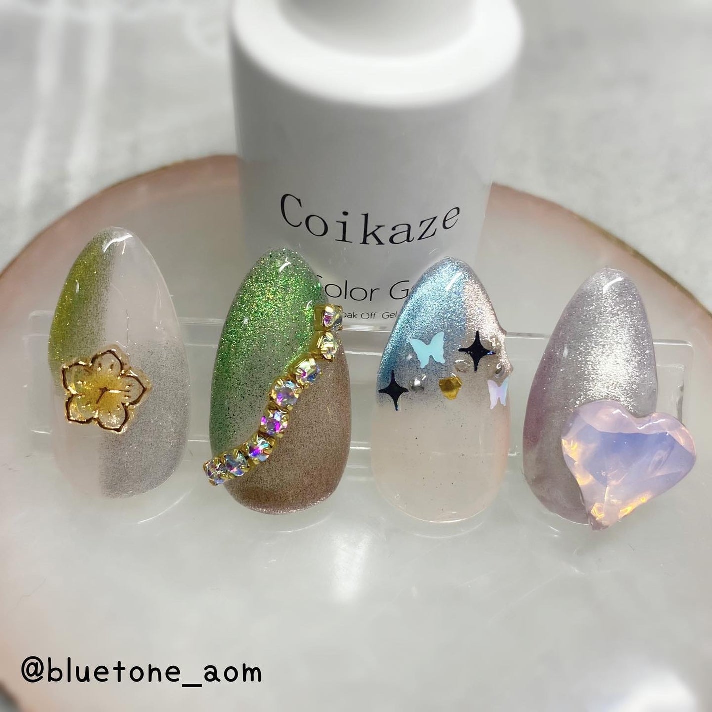 ジェルネイル(ライト対応)/セリア/ジェルネイルを使ったクチコミ(5枚目)