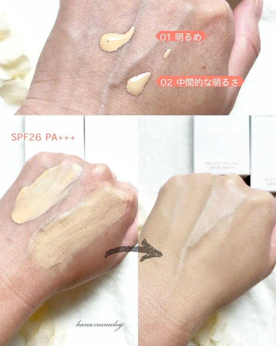 リキッドファンデーション/media luxe/リキッドファンデーションを使ったクチコミ(2枚目)