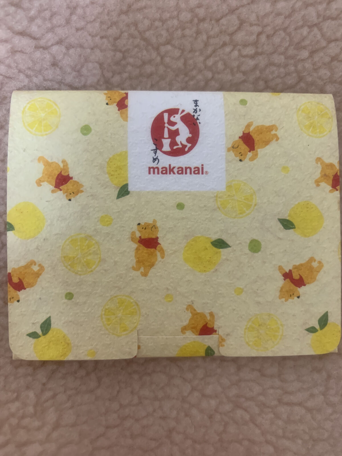 あぶらとり紙(くまのプーさんデザイン)/まかないこすめ/あぶらとり紙を使ったクチコミ（1枚目）