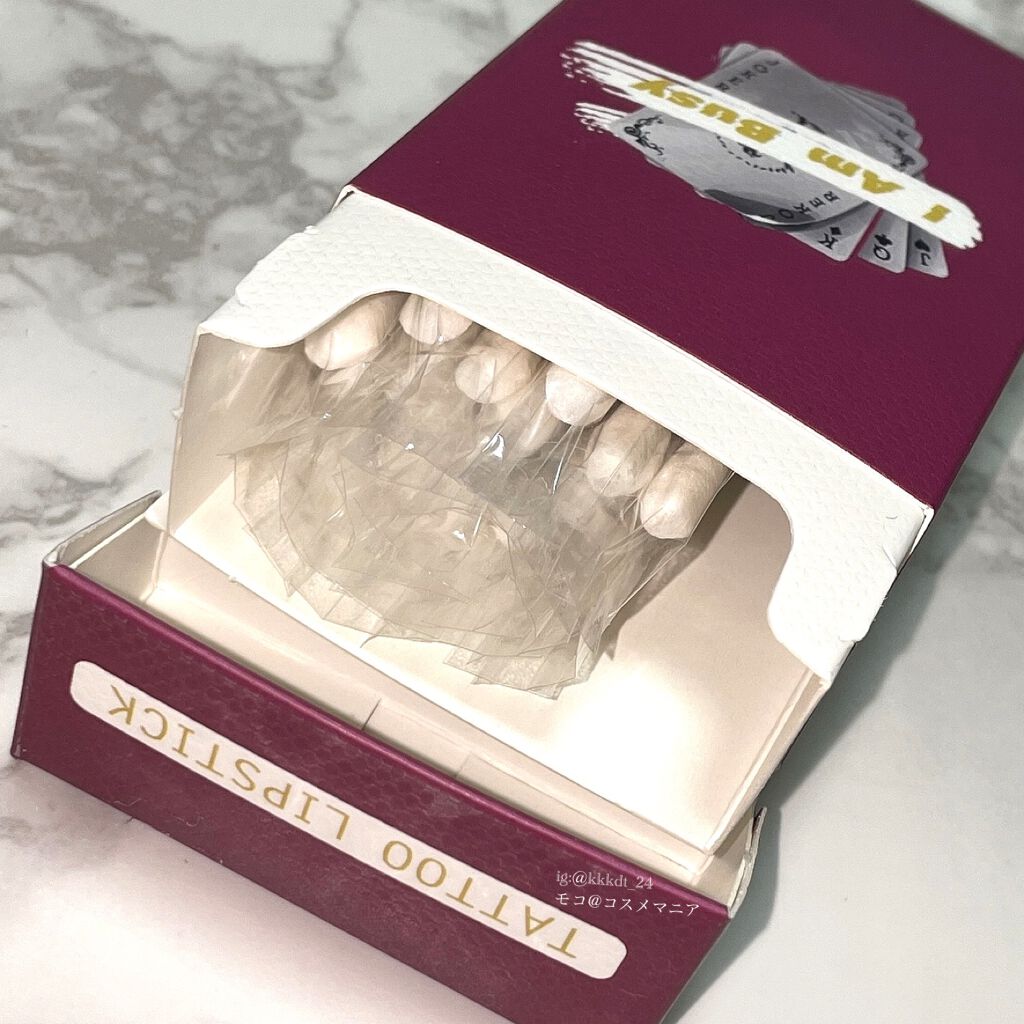 シガレット リキッドティント/FOMOMY/リップティントを使ったクチコミ（3枚目）