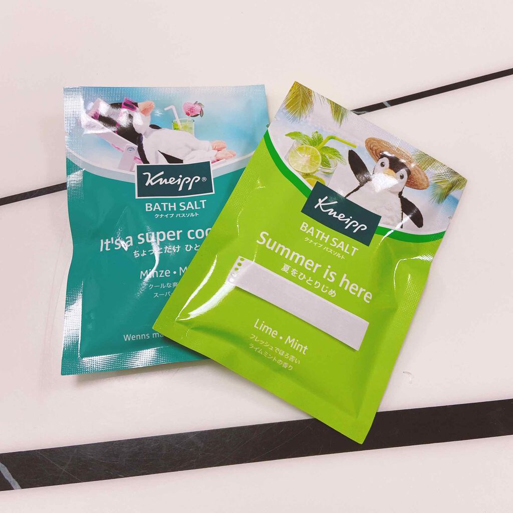 クナイプ バスソルト スーパーミントの香り/クナイプ/無機塩系入浴剤を使ったクチコミ（1枚目）