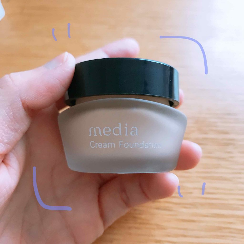 クリームファンデーション/media/クリーム・エマルジョンファンデーションを使ったクチコミ(2枚目)