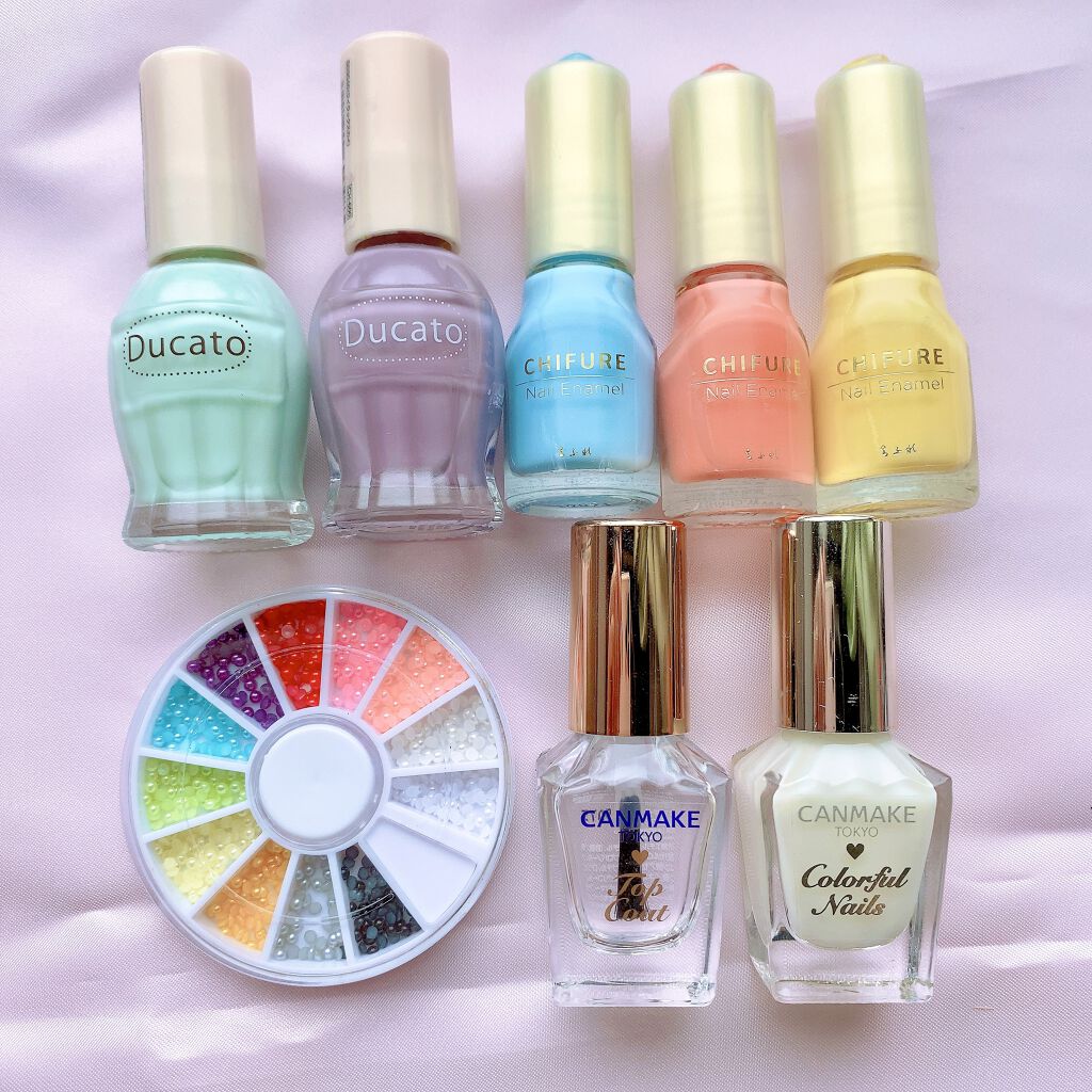 カラフルネイルズ/キャンメイク/マニキュアを使ったクチコミ（3枚目）