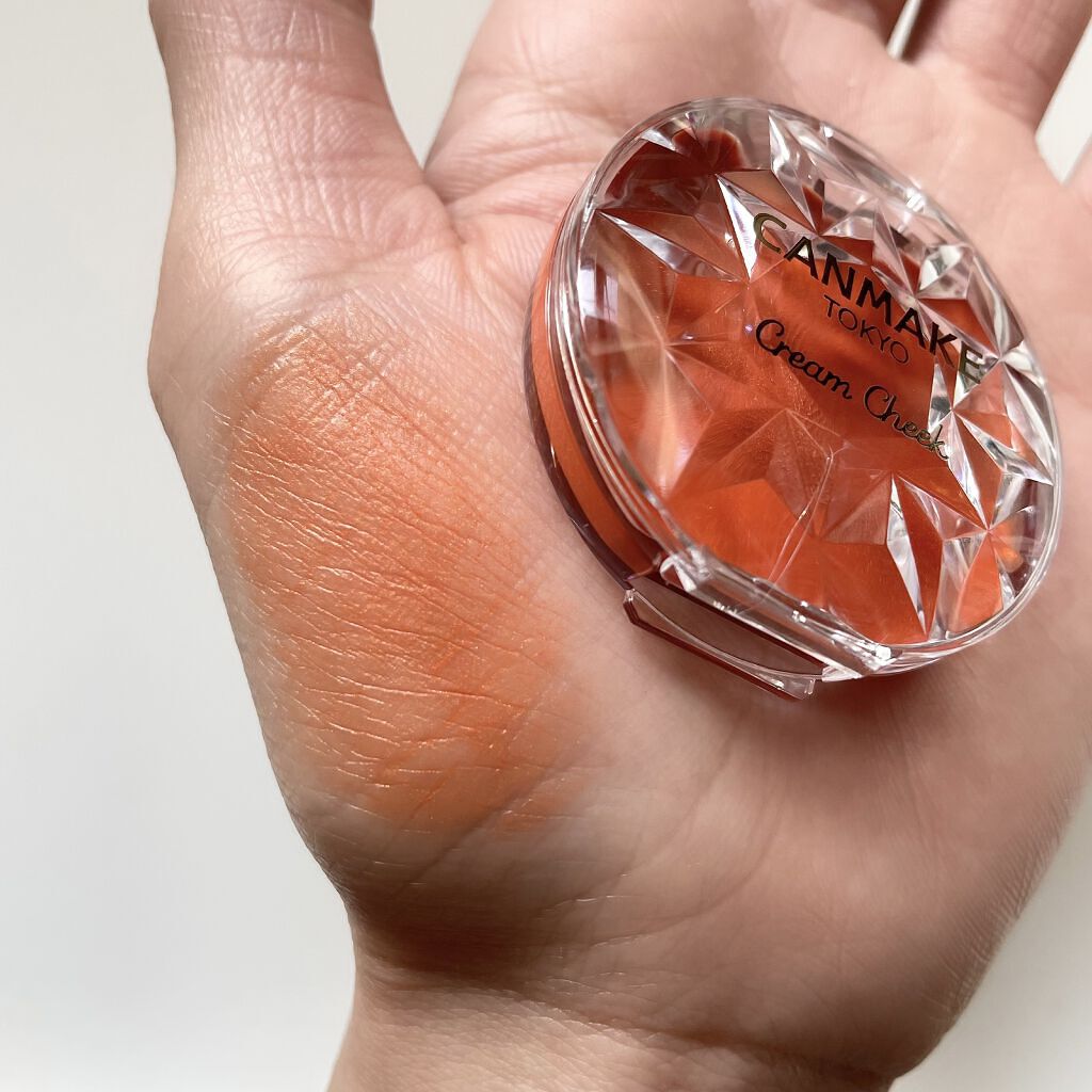 クリームチーク 22 みかんシャーベット/キャンメイク/ジェル・クリームチークを使ったクチコミ（2枚目）
