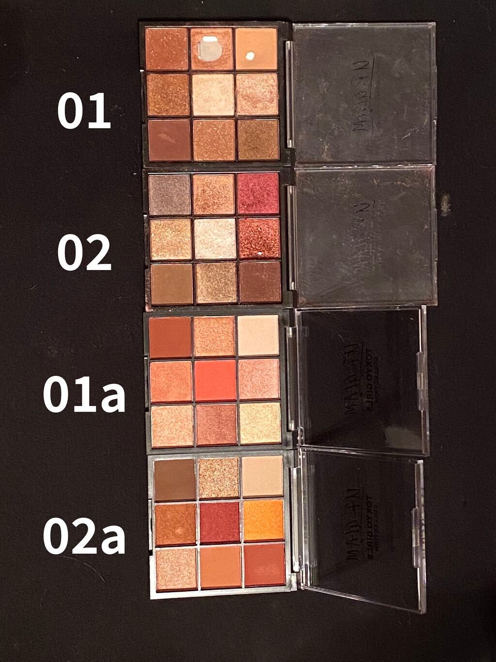 UR GLAM BLOOMING EYE COLOR PALETTE/U R GLAM/アイシャドウパレットを使ったクチコミ(2枚目)