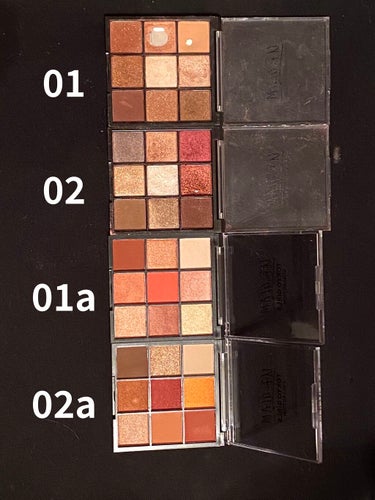 UR GLAM　BLOOMING EYE COLOR PALETTE/U R GLAM/パウダーアイシャドウを使ったクチコミ（2枚目）