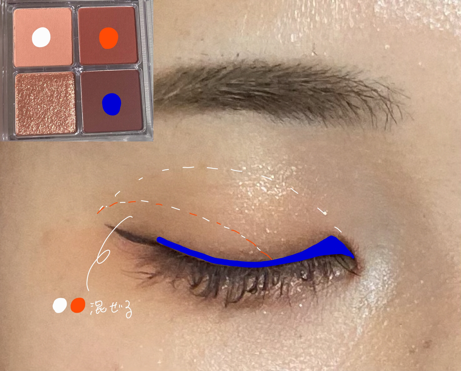 ドレッシーシャドウR 02 ピーチタルト/CipiCipi/アイシャドウパレットを使ったクチコミ（2枚目）