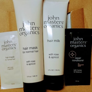 R&Aヘアマスク/john masters organics/洗い流すヘアトリートメントを使ったクチコミ（1枚目）