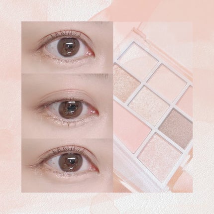 シャンデリアエディション(アイシャドウ/リップグロス)/espoir/メイクアップキットを使ったクチコミ(4枚目)