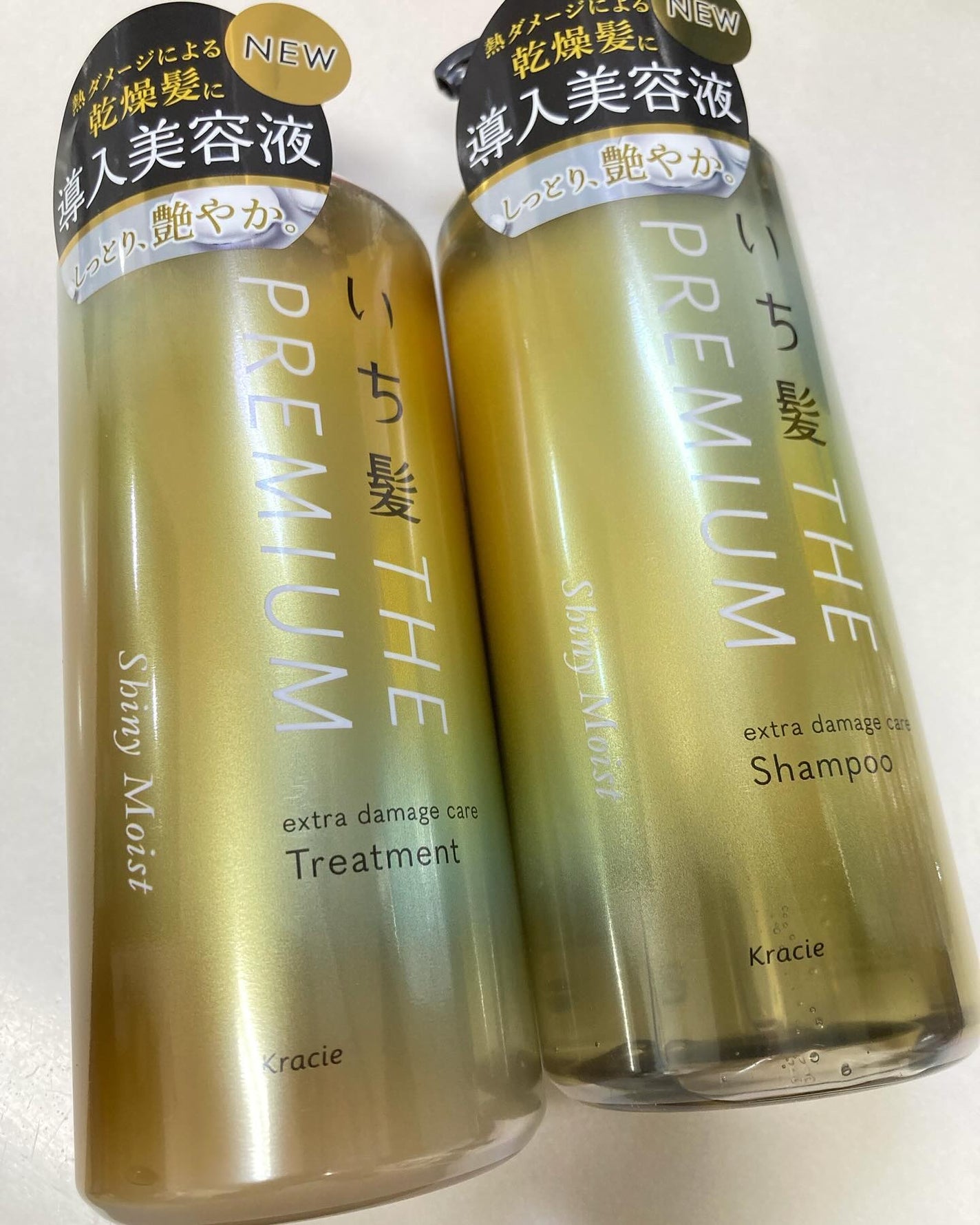 THE PREMIUM エクストラダメージケアシャンプー/トリートメント(シャイニーモイスト)/いち髪/市販シャンプーを使ったクチコミ(1枚目)