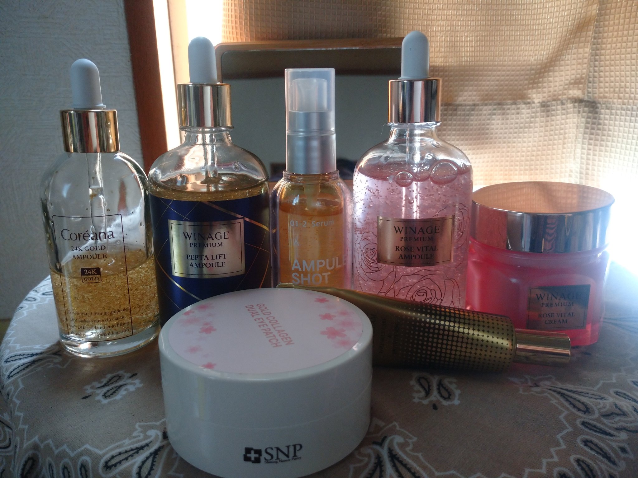 WINAGE PREMIUM ROSE VITAL AMPOULE/Coreana/美容液を使ったクチコミ（2枚目）