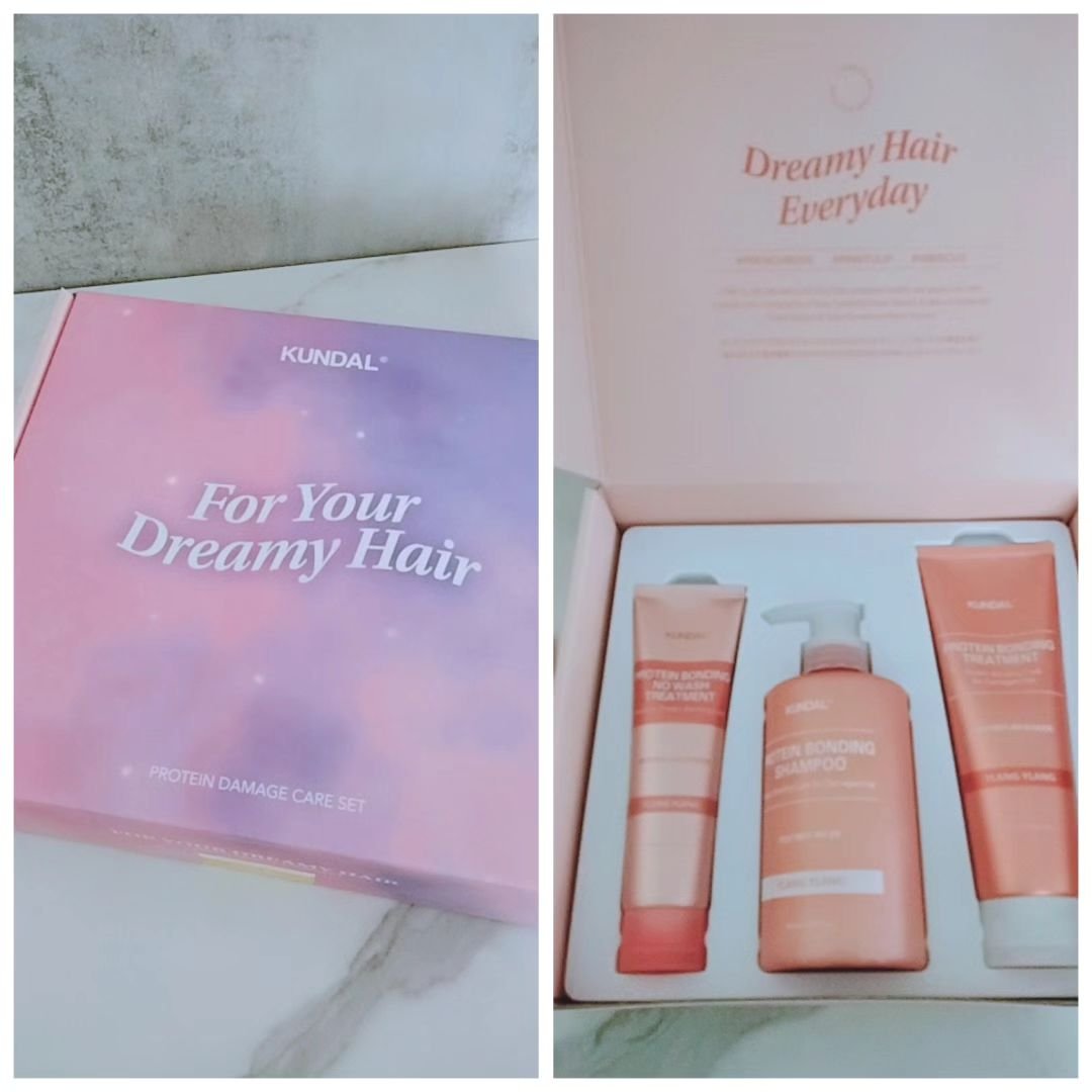 クンダル ダメージケア シャンプー/トリートメント/KUNDAL/市販シャンプーを使ったクチコミ（2枚目）