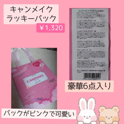 キャンメイク ラッキーバッグ/キャンメイク/その他キットセットを使ったクチコミ(2枚目)