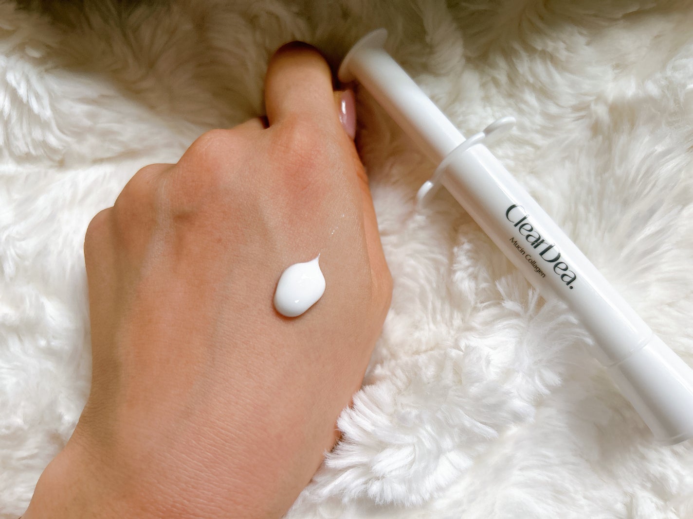 ミューシンコラーゲンボリューミングクリームアンプル/ClearDea./美容液を使ったクチコミ(6枚目)