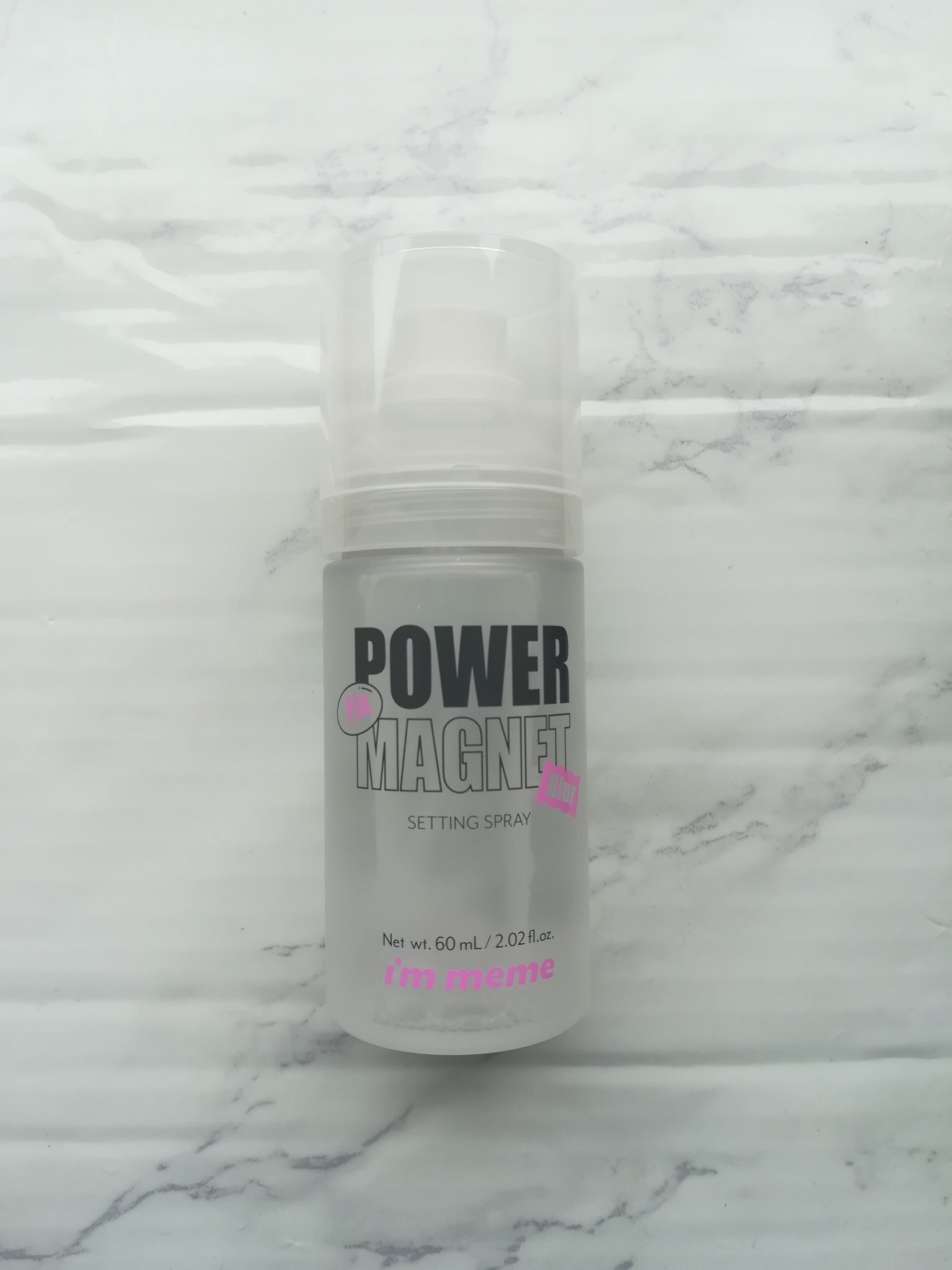 パワーマグネットセッティングスプレー/i’m meme/フィックスミストを使ったクチコミ（1枚目）