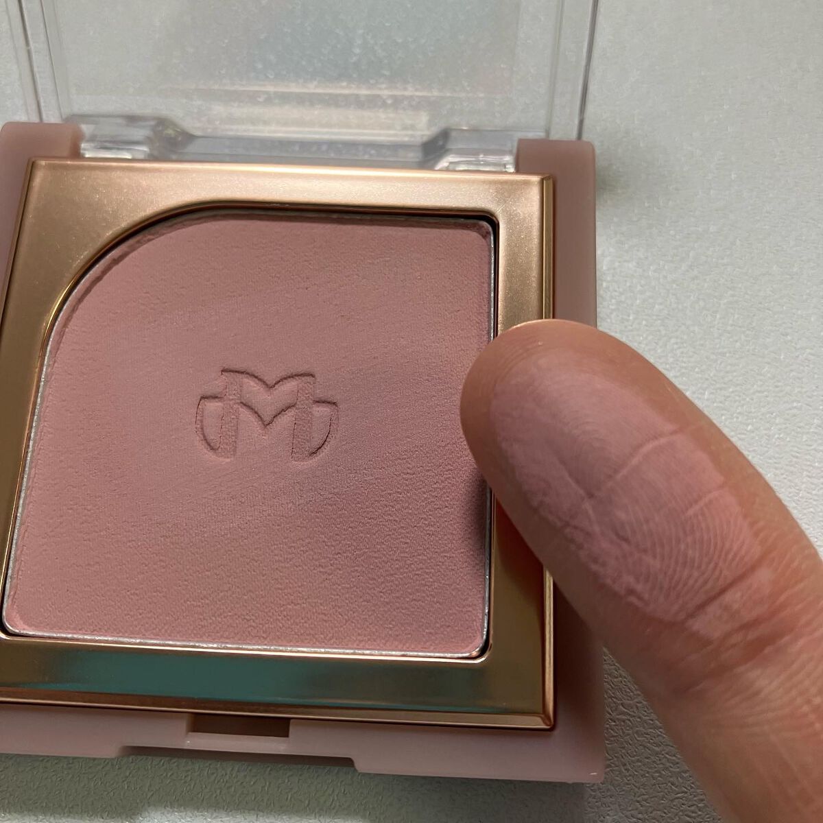 フラッターブラッシャー/mude/パウダーチークを使ったクチコミ(2枚目)