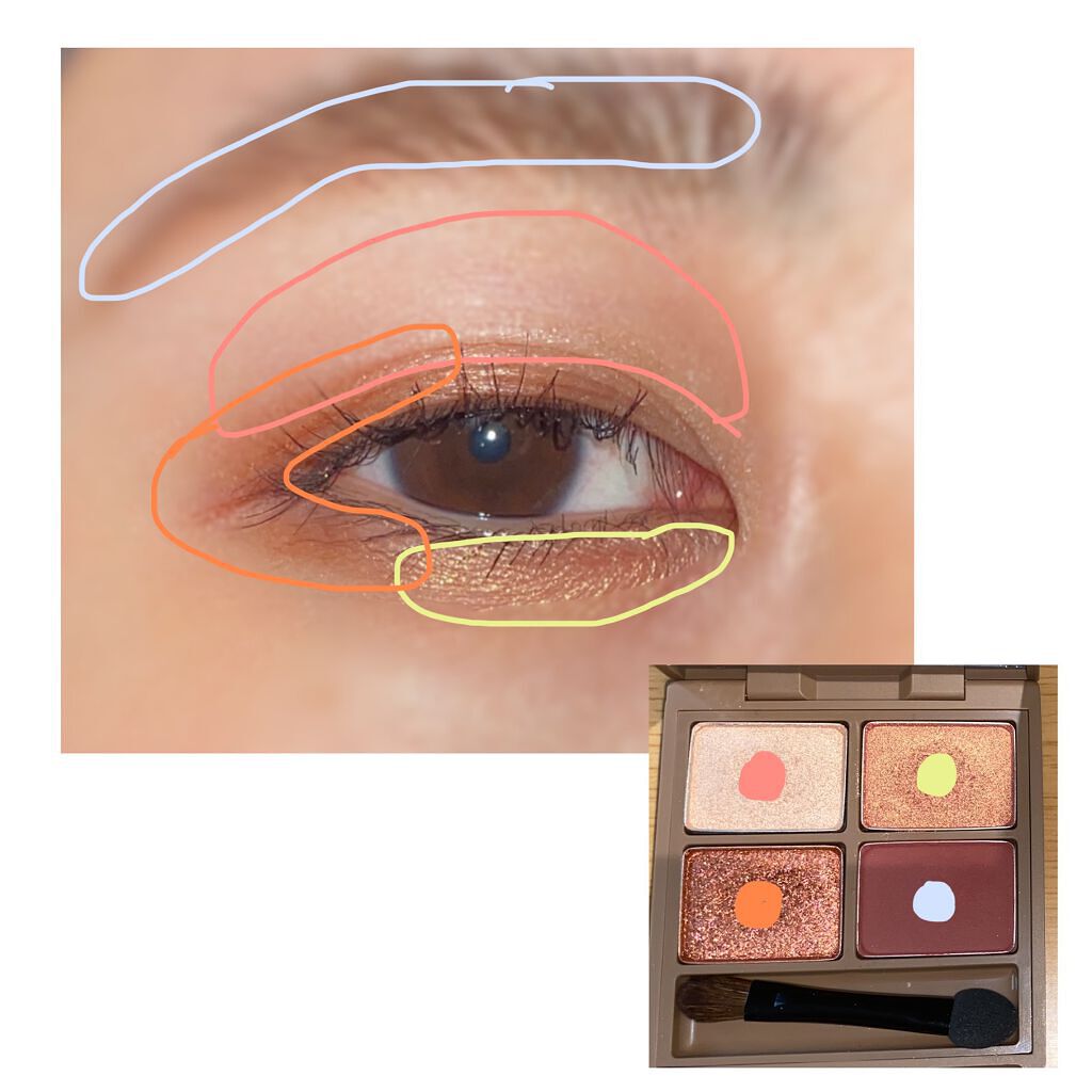 nuance eye blend/nuance eye blend/アイシャドウパレットを使ったクチコミ（2枚目）