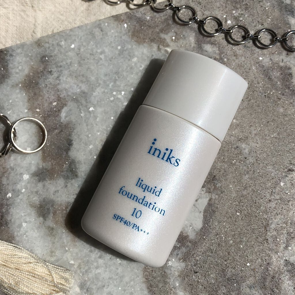 リキッド ファンデーション/iniks/リキッドファンデーションを使ったクチコミ（1枚目）