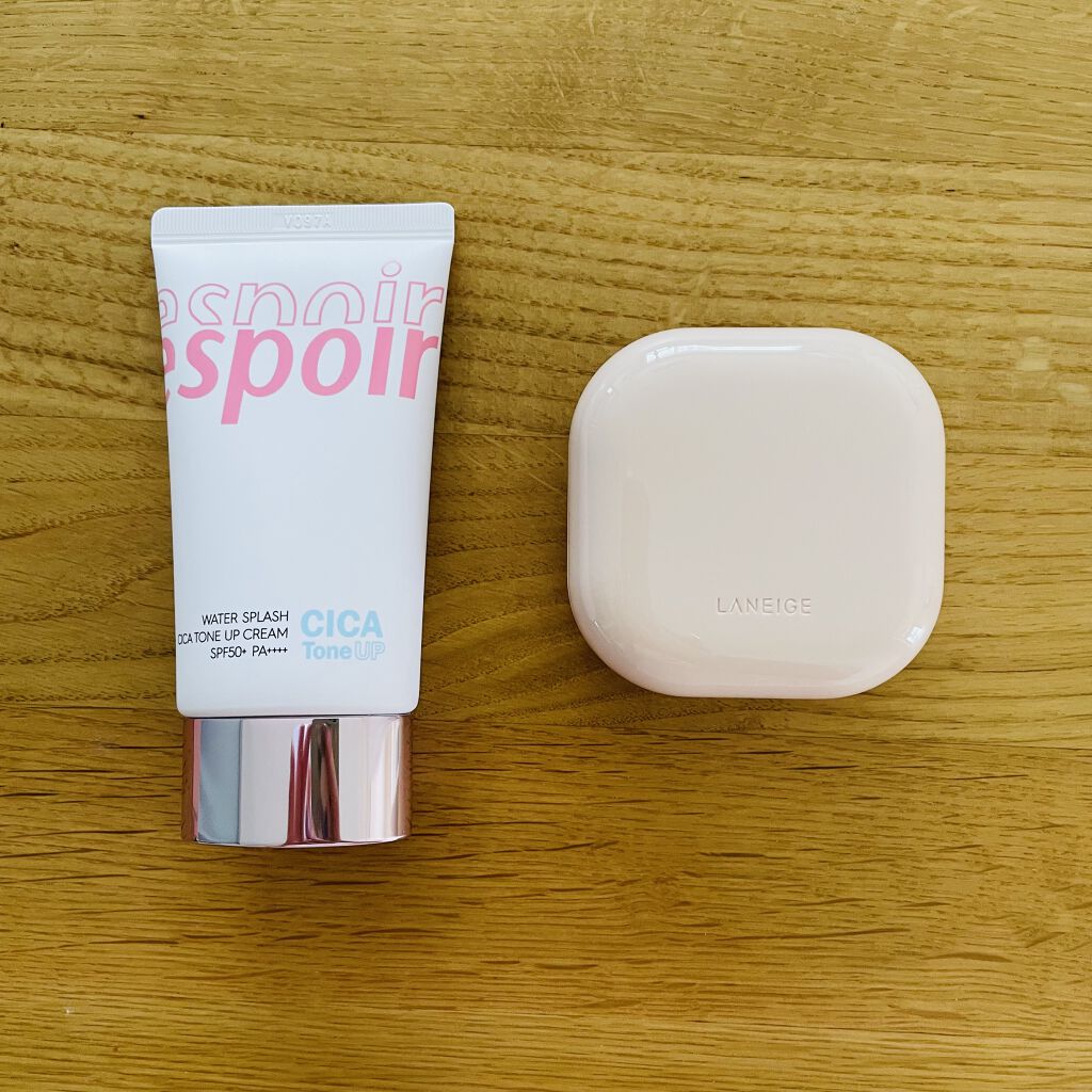 ウォータースプラッシュシカトーンアップクリーム/espoir/化粧下地を使ったクチコミ（1枚目）