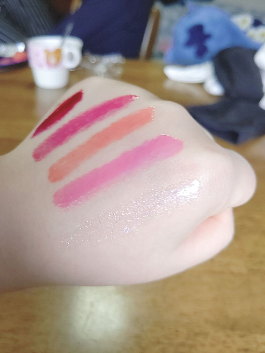 つやぷるリップR/b idol/口紅を使ったクチコミ(3枚目)