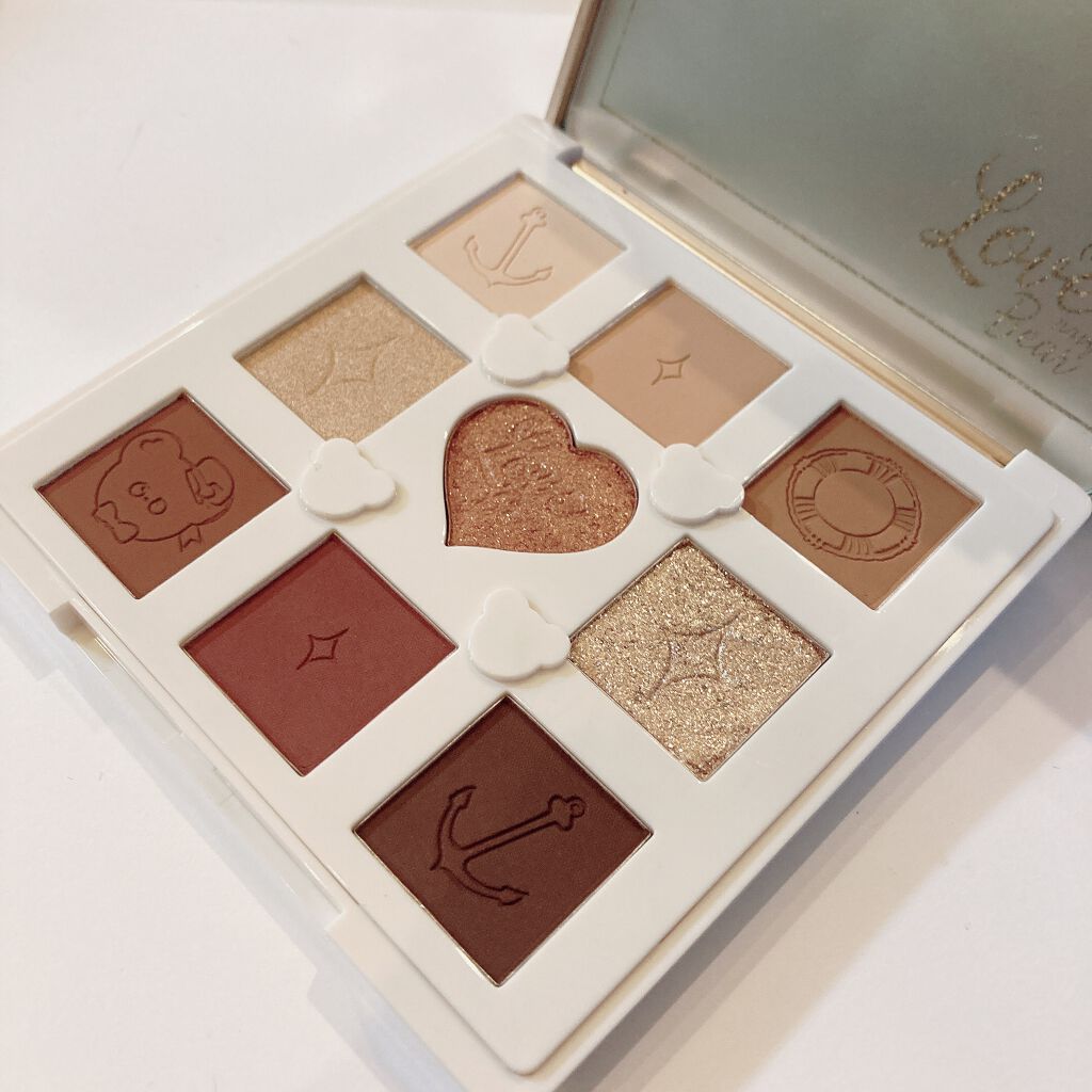 Love Bear 9色 アイシャドウパレット/FlowerKnows/アイシャドウパレットを使ったクチコミ(2枚目)