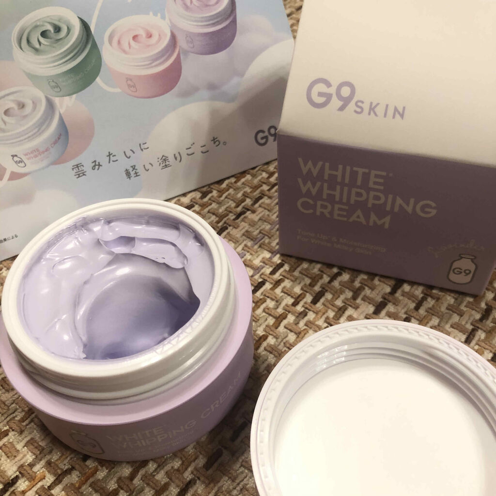 WHITE WHIPPING CREAM(ウユクリーム)/G9SKIN/化粧下地を使ったクチコミ（2枚目）