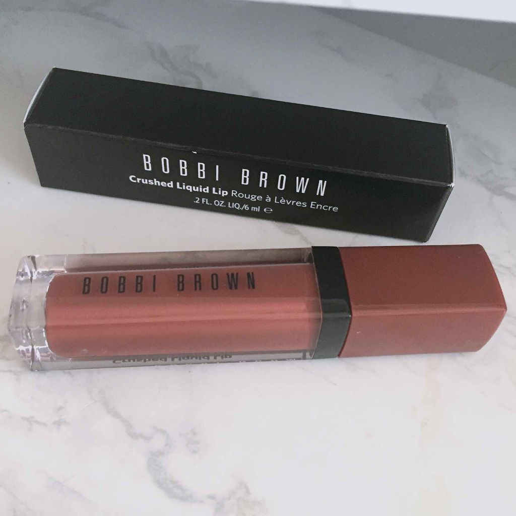 クラッシュド リキッド リップ 07 オートココア/BOBBI BROWN/口紅を使ったクチコミ（1枚目）