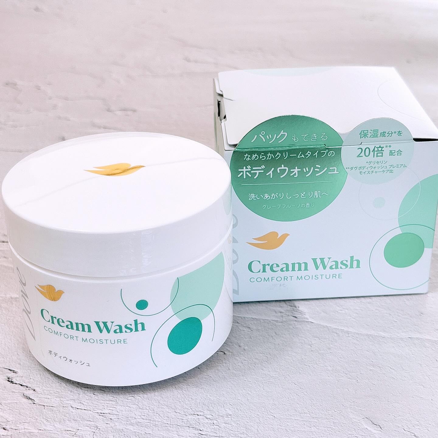 ダヴ クリームボディウォッシュ コンフォートモイスチャー/ダヴ/ボディソープを使ったクチコミ（1枚目）