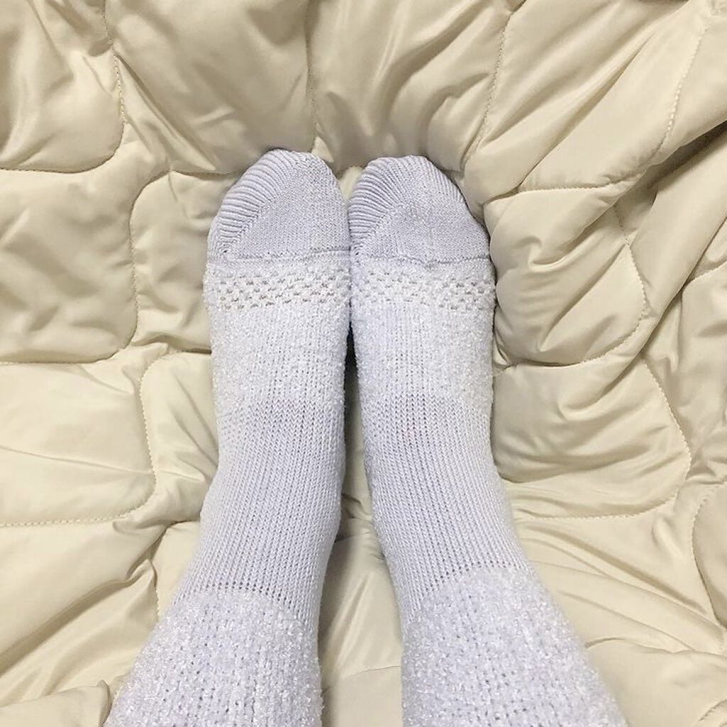 す〜っとおやすみぬくもりソックス/靴下サプリ/暖かい靴下を使ったクチコミ（2枚目）